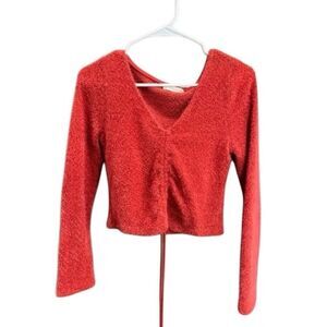 Altar’s State Mohair knit crop sweater size Large